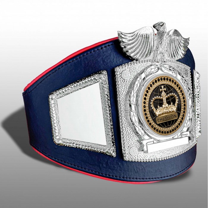 PROEAGLE BLACK CHAMPION CROWN CHAMPIONSHIP BELT - PROEAGLE/S/BLKGEM - AVAILABLE IN 6+ COLOURS